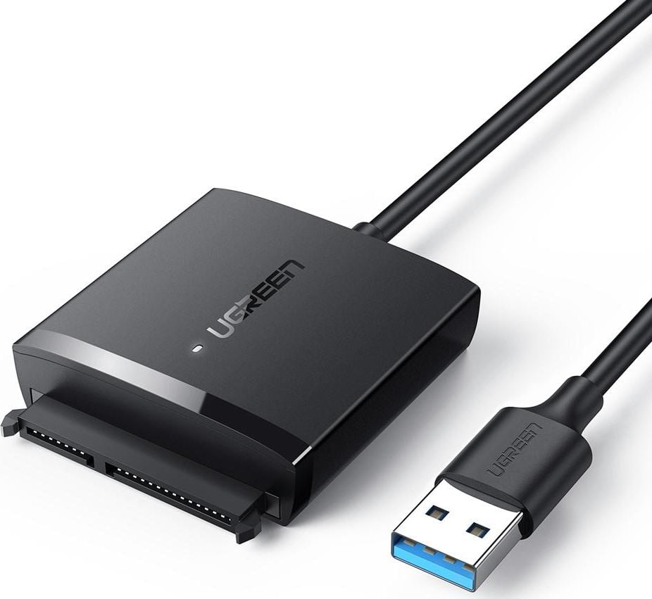 Kuti eksternale Ugreen USB 3.0 në SATA 2.5", e zezë