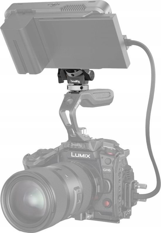 Mbajtëse monitori për kamerë SmallRig 2903B, swivel dhe tilt, me kapëse dhe vida, e zezë