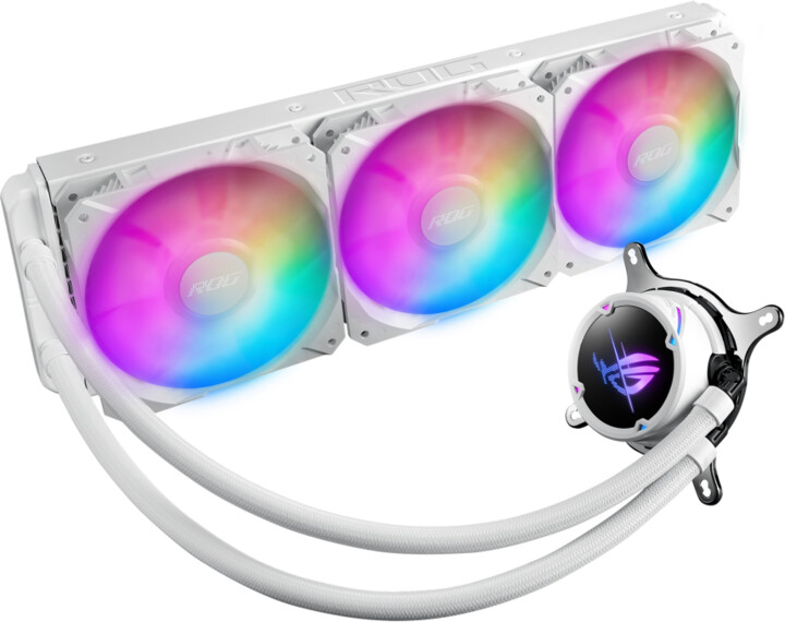 Ftohës ASUS ROG STRIX LC II 360 ARGB WHITE EDITION