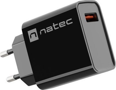 Karikues rrjeti Natec Ribera NUC-2058, 1x USB-A 3A, 18W, i zi