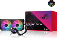 Ftohës uji për procesor ASUS ROG Strix LC II 280 ARGB, 280mm, 2x 14cm, i zi