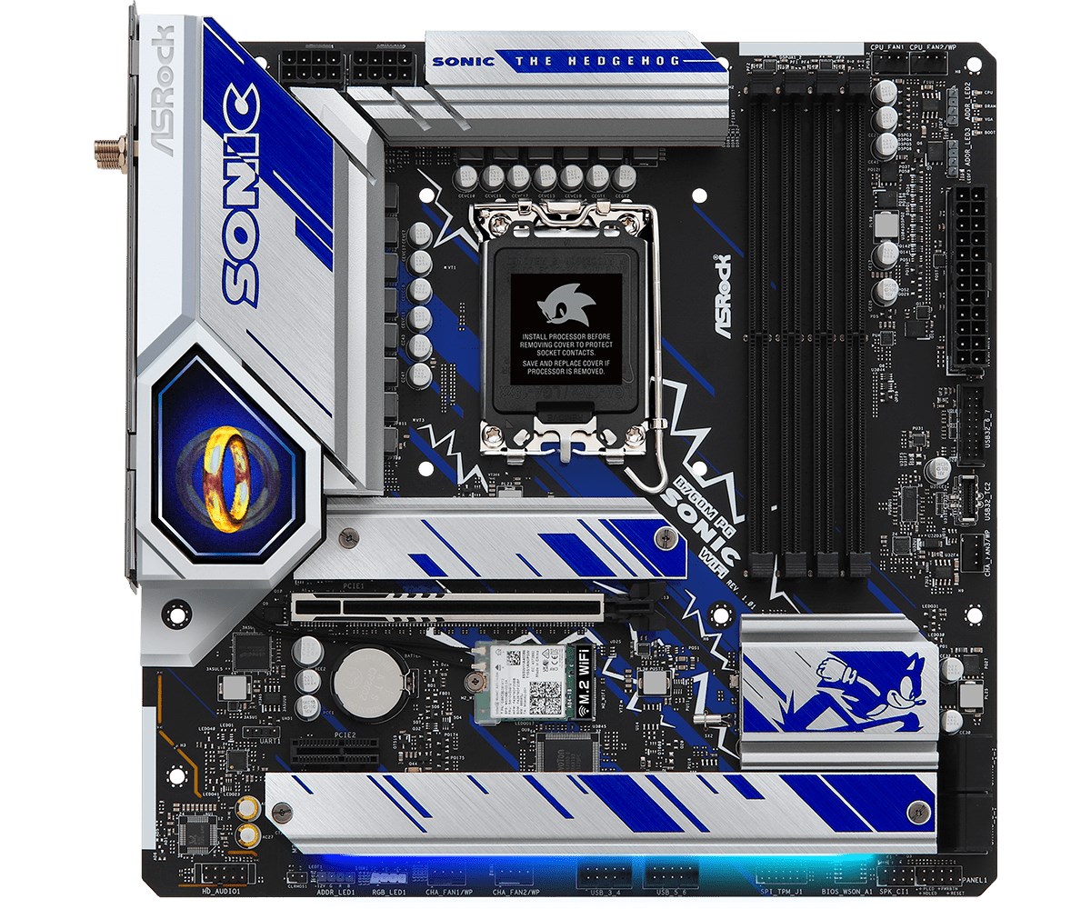 Pllakë amë Asrock B760M PG SONIC WiFi Intel B760 LGA 1700 micro ATX