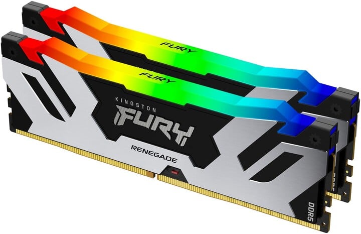 Module të memories Kingston FURY Renegade RGB 32GB (2x16GB) DDR5 6400 CL32
