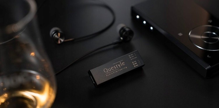 DAC portativ Questyle M12, amplifikator kufjesh Hi Fi, i zi