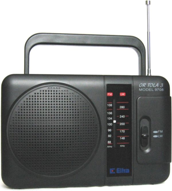Radio Eltra Tola 3, FM/LW, 230V, e zezë