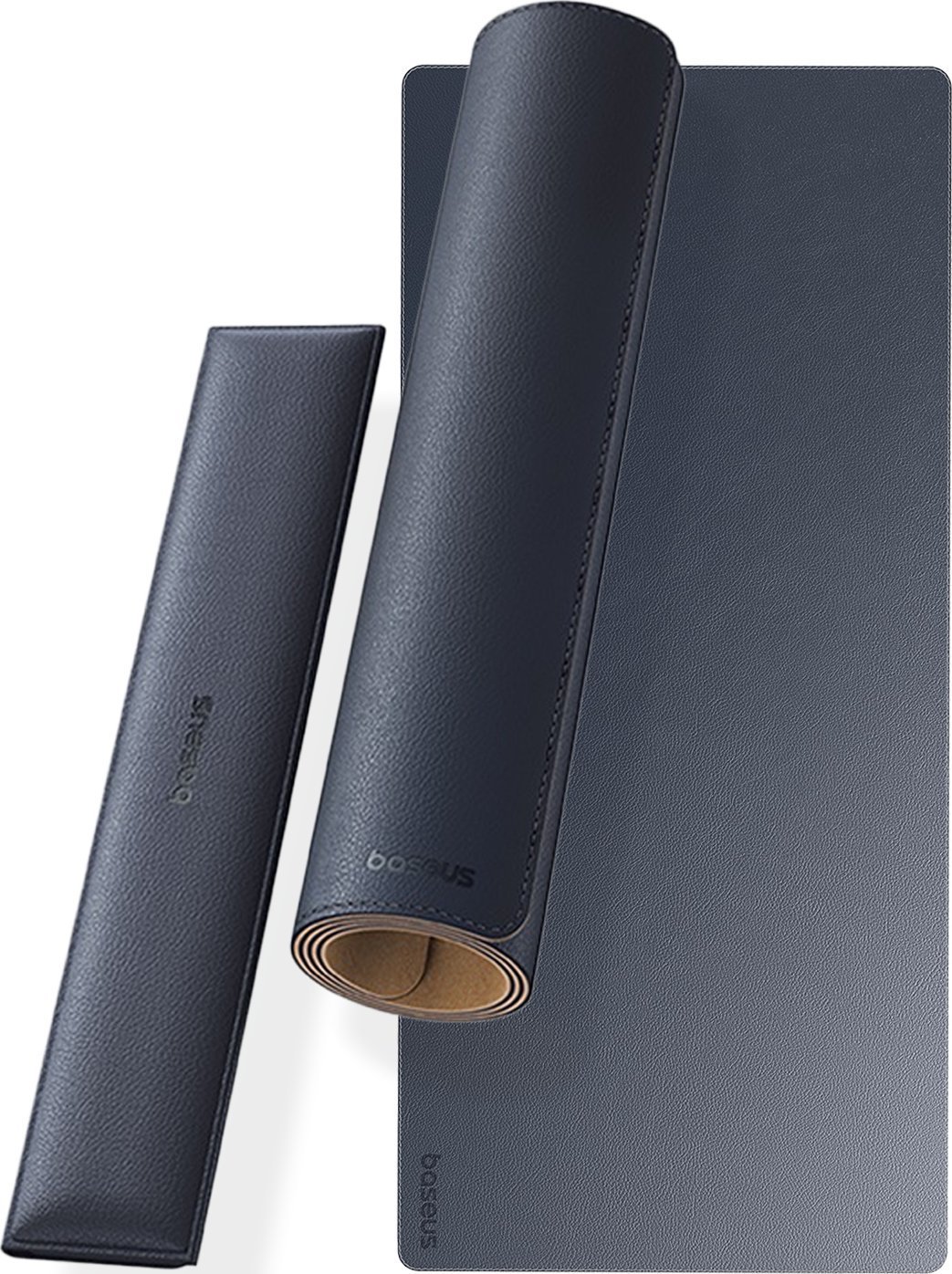 Tapet tavoline Baseus Smart 3 në 1, me mbështetëse kyçi, multifunksional, lëkurë PU, i zi