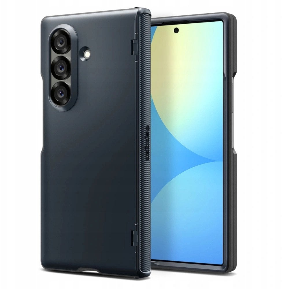 Mbështjellës telefoni Spigen Galaxy Z Fold 7 Slim Armor Pro MagFit, me magnet, mbrojtje hinge, gri Metal Slate