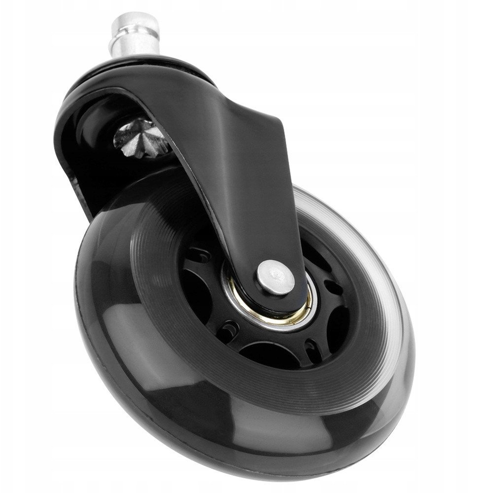 Сет тркала за канцелариска столица General, 5 парчиња, гума, тивко движење