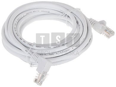Kabllo rrjeti UTP Patchcord RJ45, Cat 5e, 5 m, e bardhë