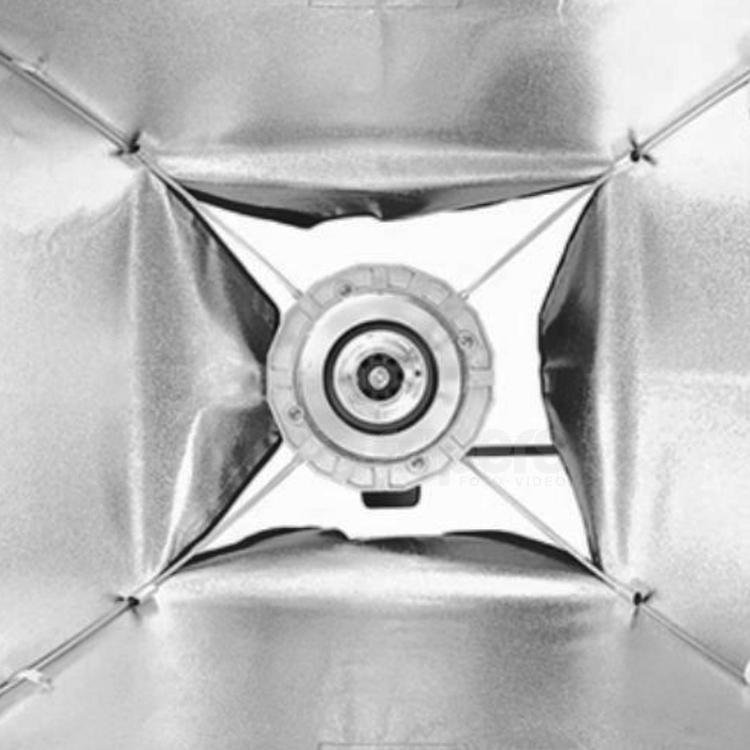 Софтбокс Aurora LBDR 45S, 45 x 45 cm, сребрен и црн