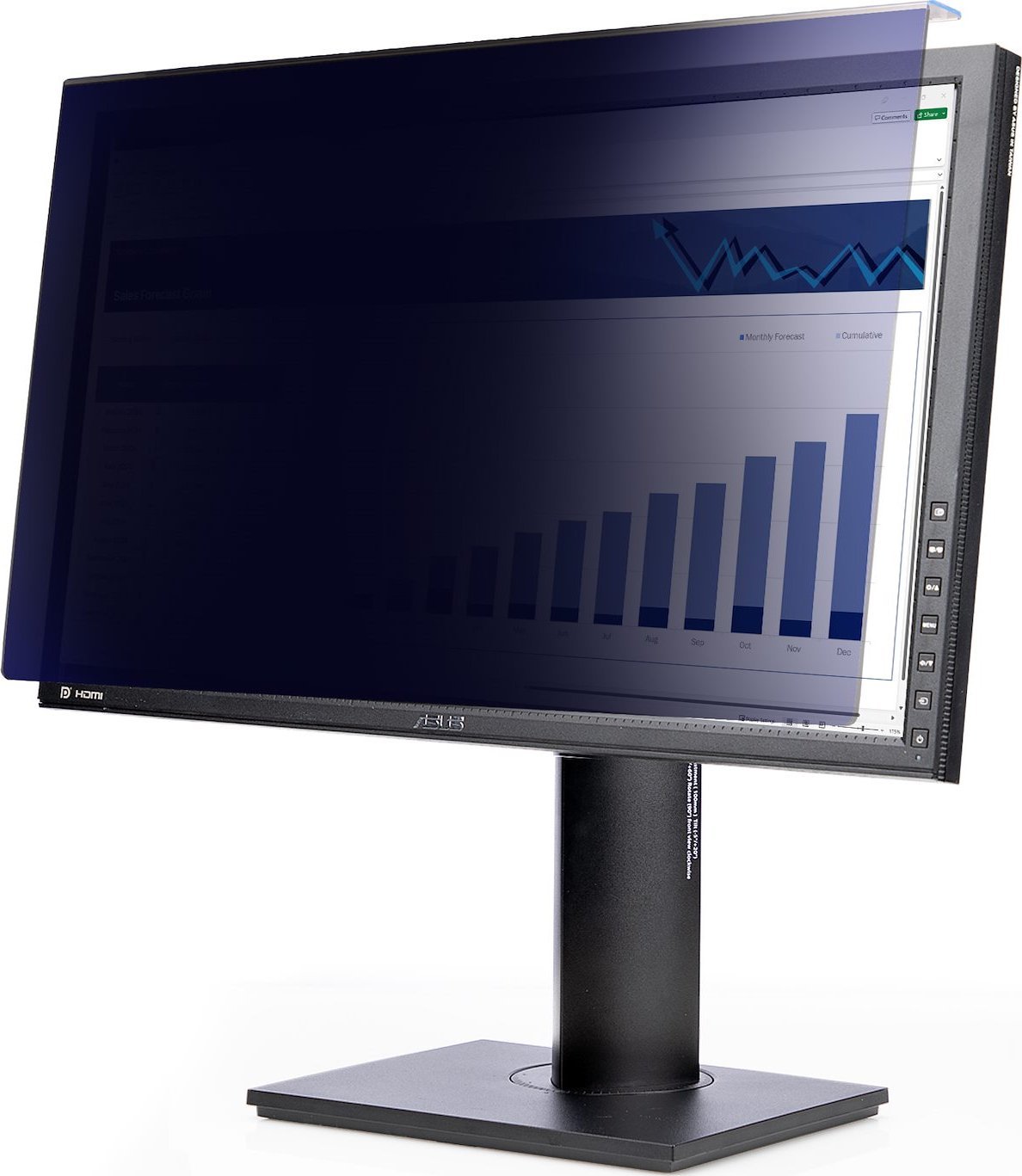 Екран за приватност за монитор StarTech.com, 23.8\", акрилен филтер за закачување, агол на гледање 30°