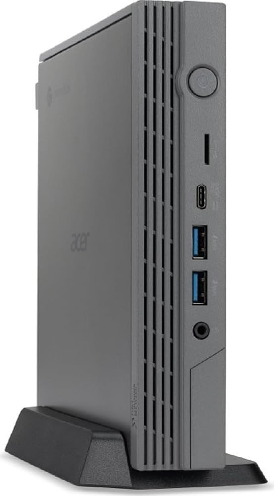 Mini PC Acer Chromebox CXI5, Intel Core i3 1215U, RAM 8GB, SSD, gri