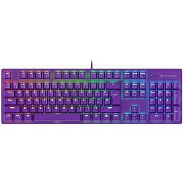 Tastierë Rapture X-RAY Outemu Red, CZ/SK, 104 taste, vjollcë