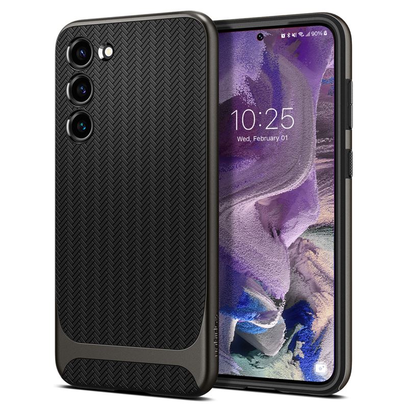 Mbrojtëse për celular Samsung Galaxy S23 Spigen Neo Hybrid, e zezë