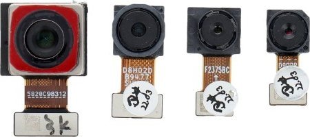 Kabëll fleksibël me kamerë të pasme për Huawei P Smart 2021, pjesë zëvendësuese, e zezë