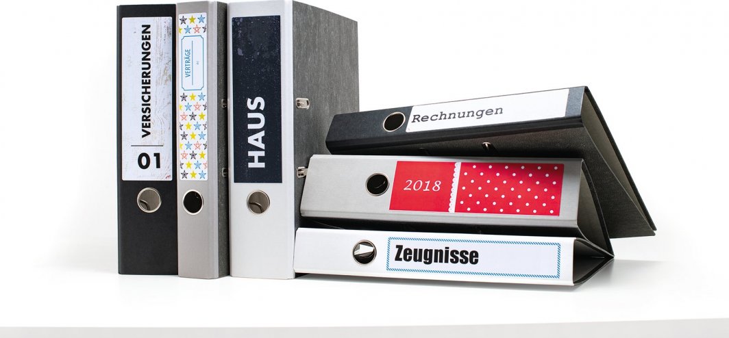 Etiketa shpine dosjeje HERMA Recycling, 192 x 61 mm, 20 fletë, e bardhë natyrale