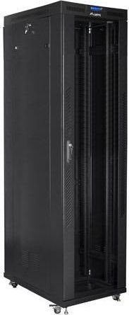 Kabinet rrjeti Lanberg FF01-8047-12BL, 19" 47U, ngarkesë 800kg, i zi