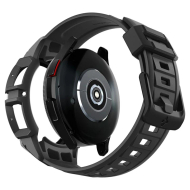 Rrip Spigen Rugged Armor Pro për orë Samsung Galaxy Watch6 Classic 47mm, i zi