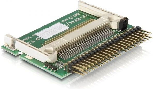 Lexues për karta CF DeLock 91655, IDE në CompactFlash, i gjelbër