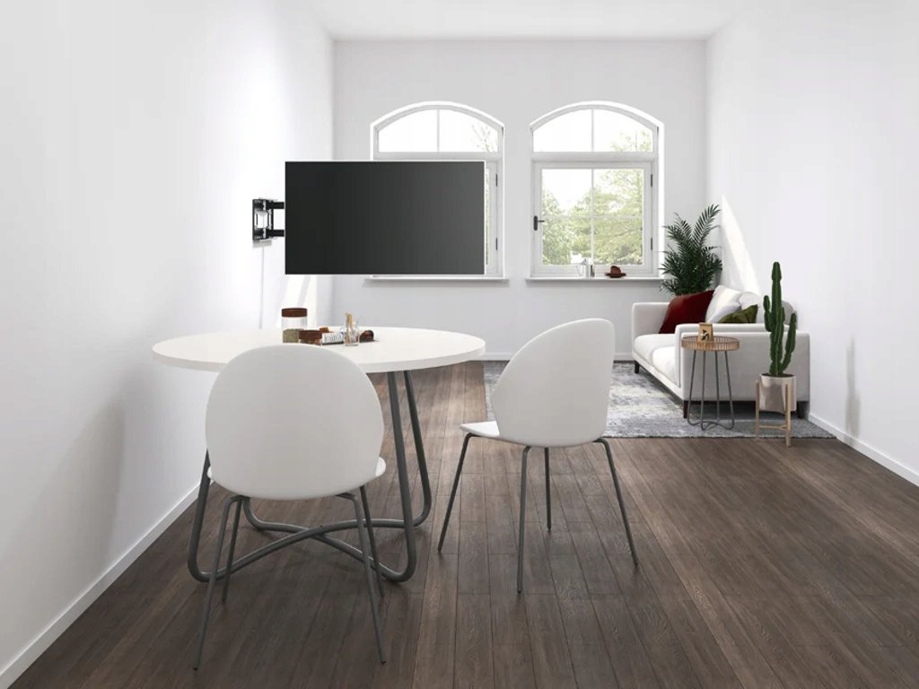 Mbajtëse murale TV Equip 650327, 43"-80", krah i gjatë, e zezë