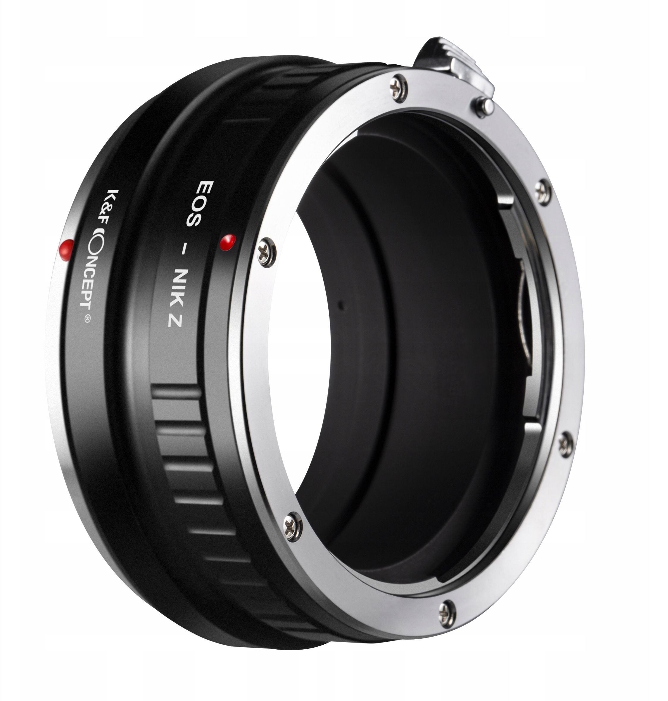 Adapter lente K&amp;F Concept EOS në Nikon Z, metalik, portokalli