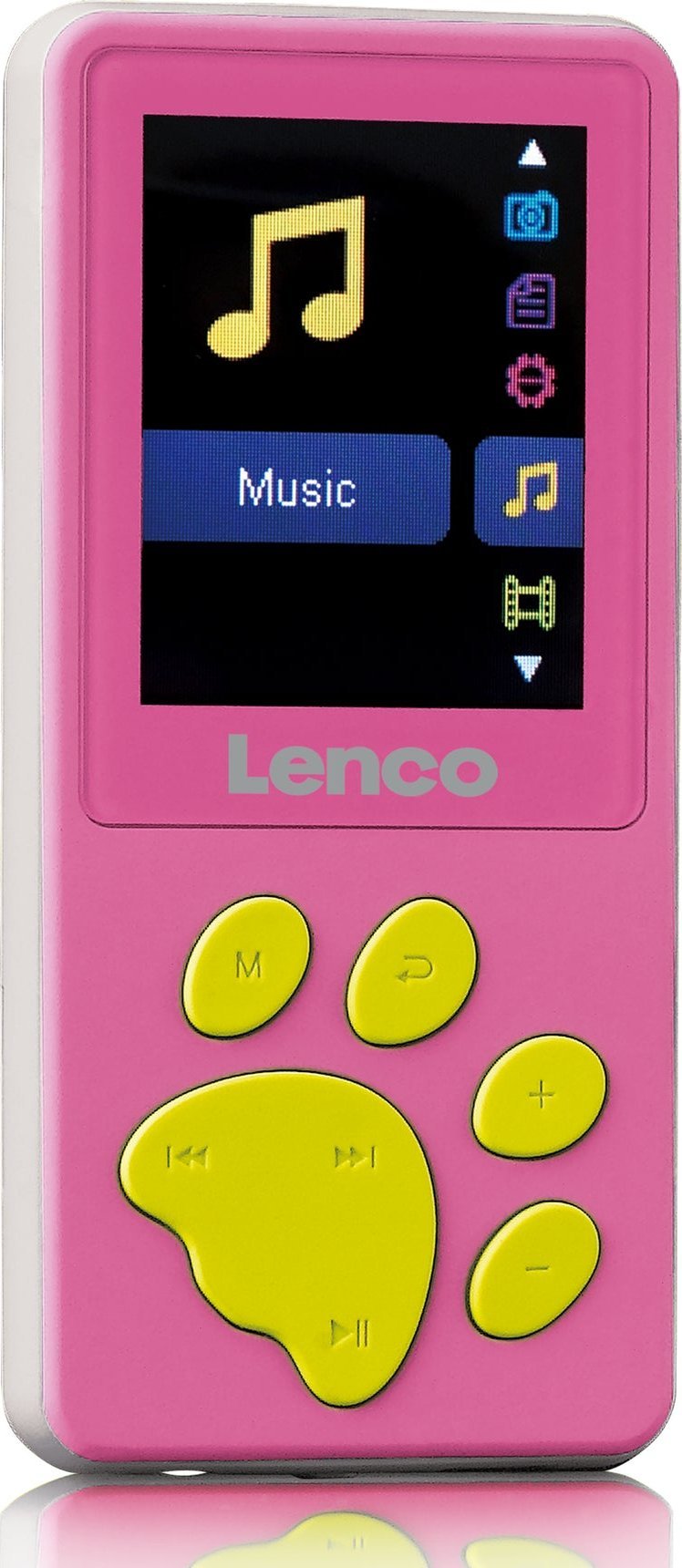 MP4 player Lenco Xemio 560PK, 8GB, ekran 1.8", rozë