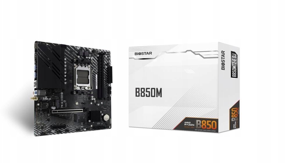 Pllakë amë Biostar B850MT2-E DJ, socket AM5, DDR5, e zezë