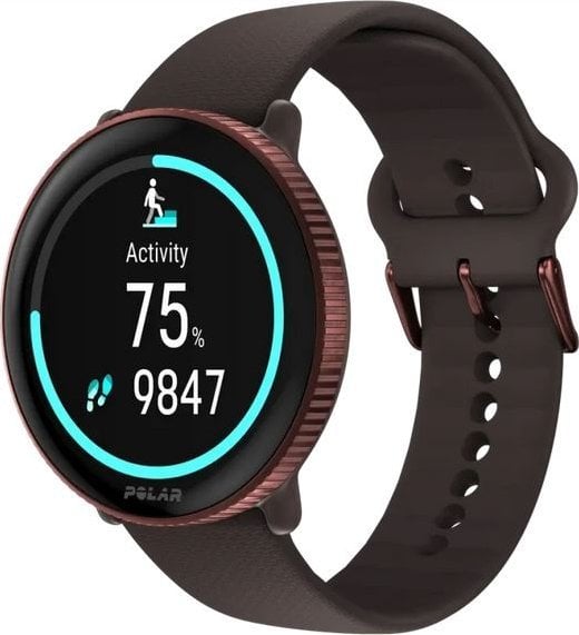 Ora sportive Polar Ignite 3 Titanium, GPS, ekran AMOLED, kafe