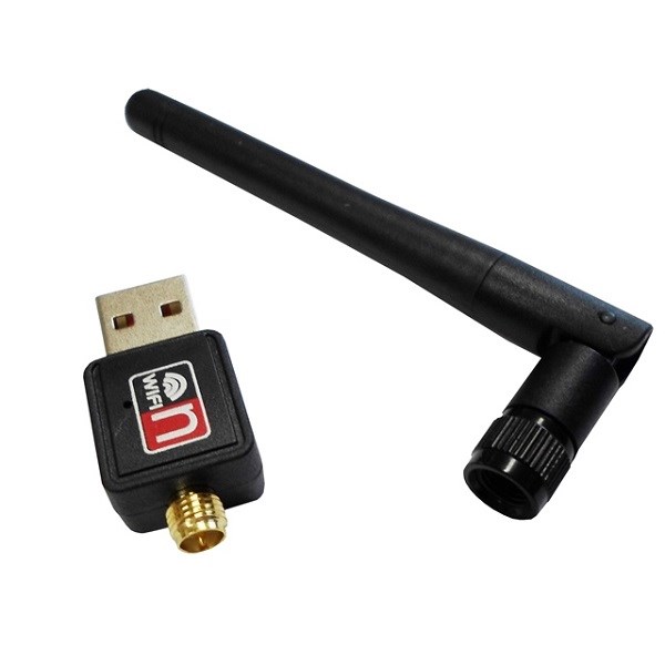 Përshtatës Wi-Fi Savio CL-63, USB, 150Mbps, antenë 2dBi, i zi