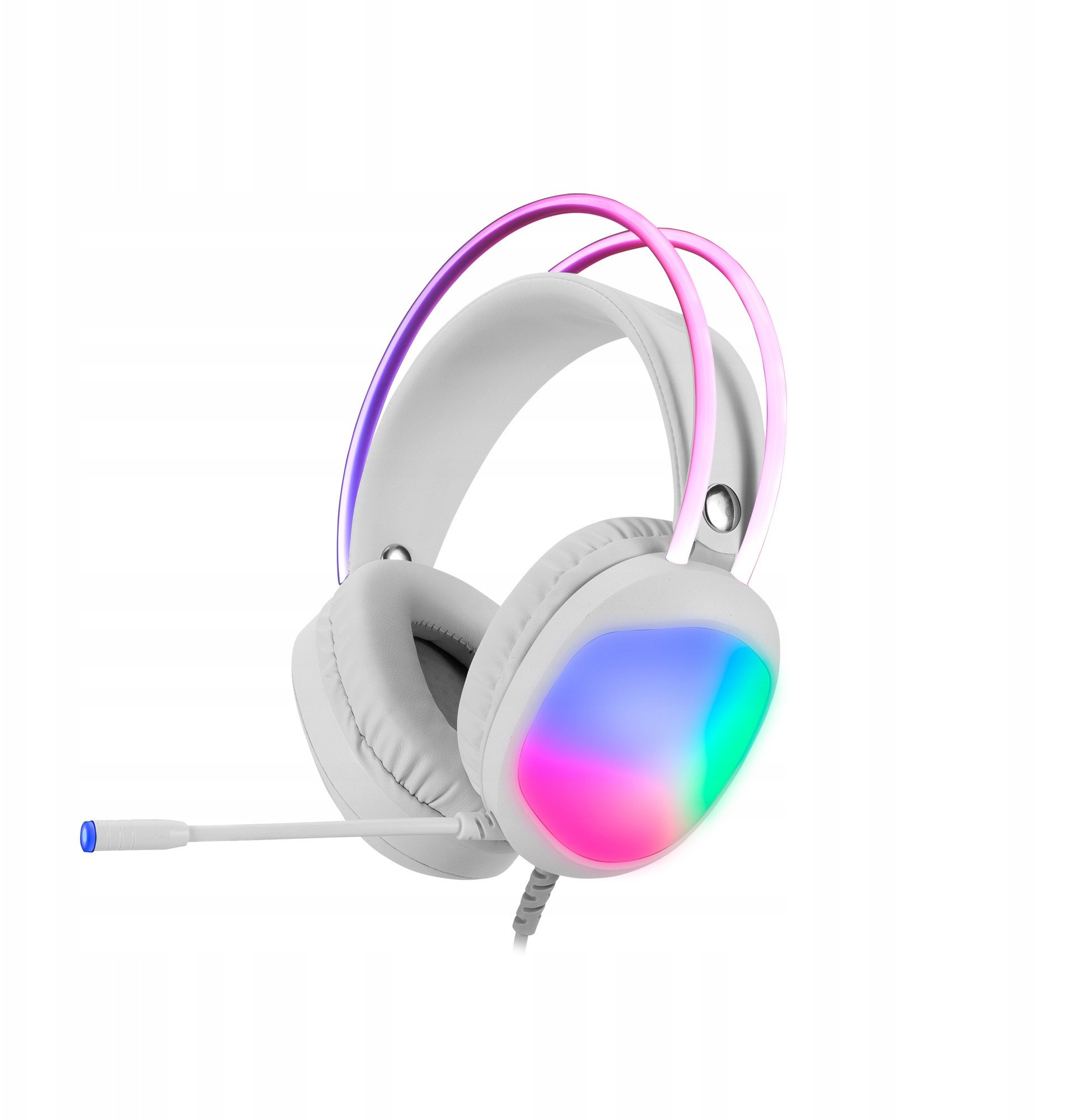 Слушалки гејминг Marvo HG8959, RGB, транспарентни