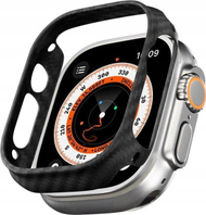 Mbulesë PITAKA Air Case për Apple Watch Ultra 49mm, fibra aramid, e hollë, e zezë gri