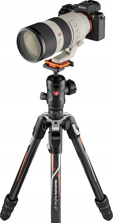 Tростатив Manfrotto Befree GT Alpha, карбон, со топчеста глава, црн