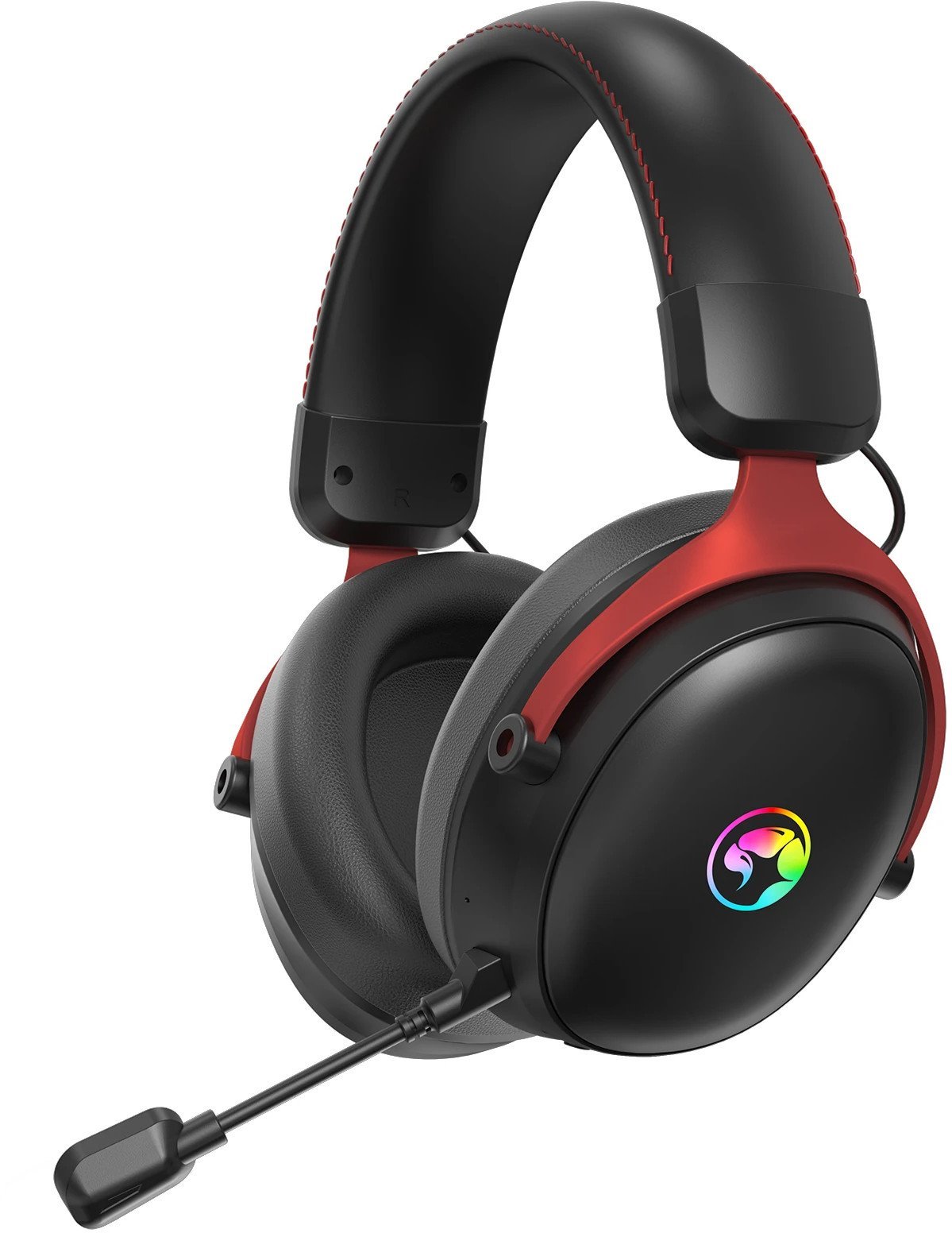 Гејмерски слушалки Marvo Scorpion HG9076W Tactic X Pro, безжични Bluetooth 2.4G, RGB, црни