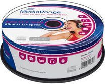 MediaRange CDR AUDIO 12x 700MB, Spindle, 25парчиња