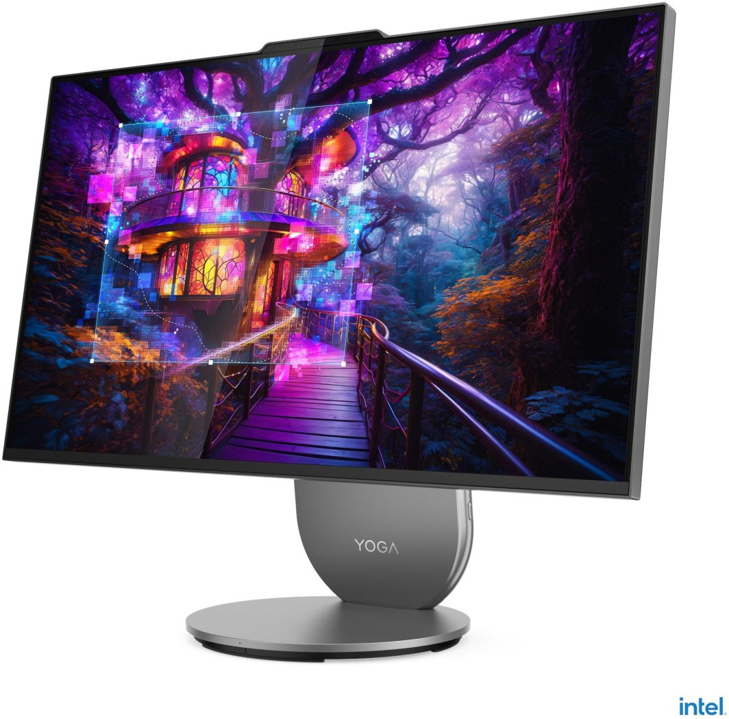 Kompjuter Lenovo Yoga AIO, 27", Intel Core Ultra 5, 16GB RAM, 1TB SSD, i hirtë
