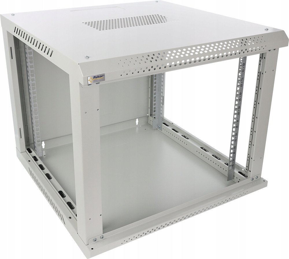 Kабинет рек пулсар RWA966 G, 9U 19\", 600x600 mm, сив
