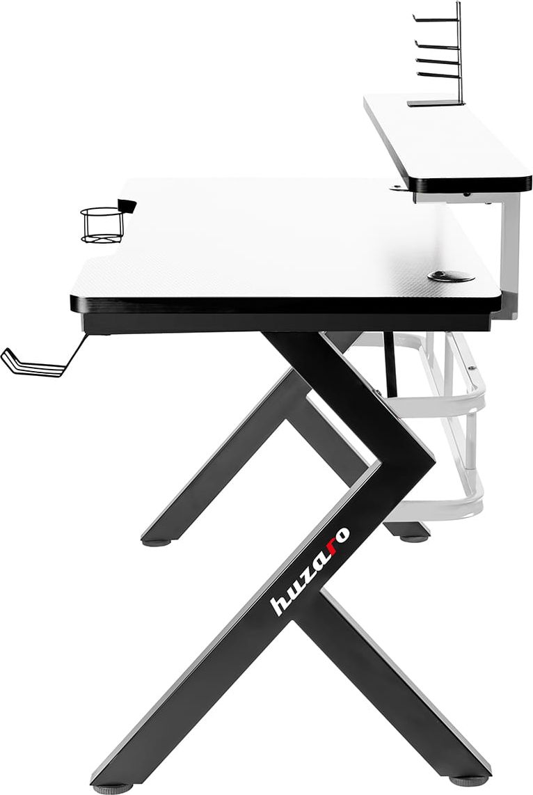 Tavolinë gaming HZ Hero 5.0, për kompjuter, e bardhë