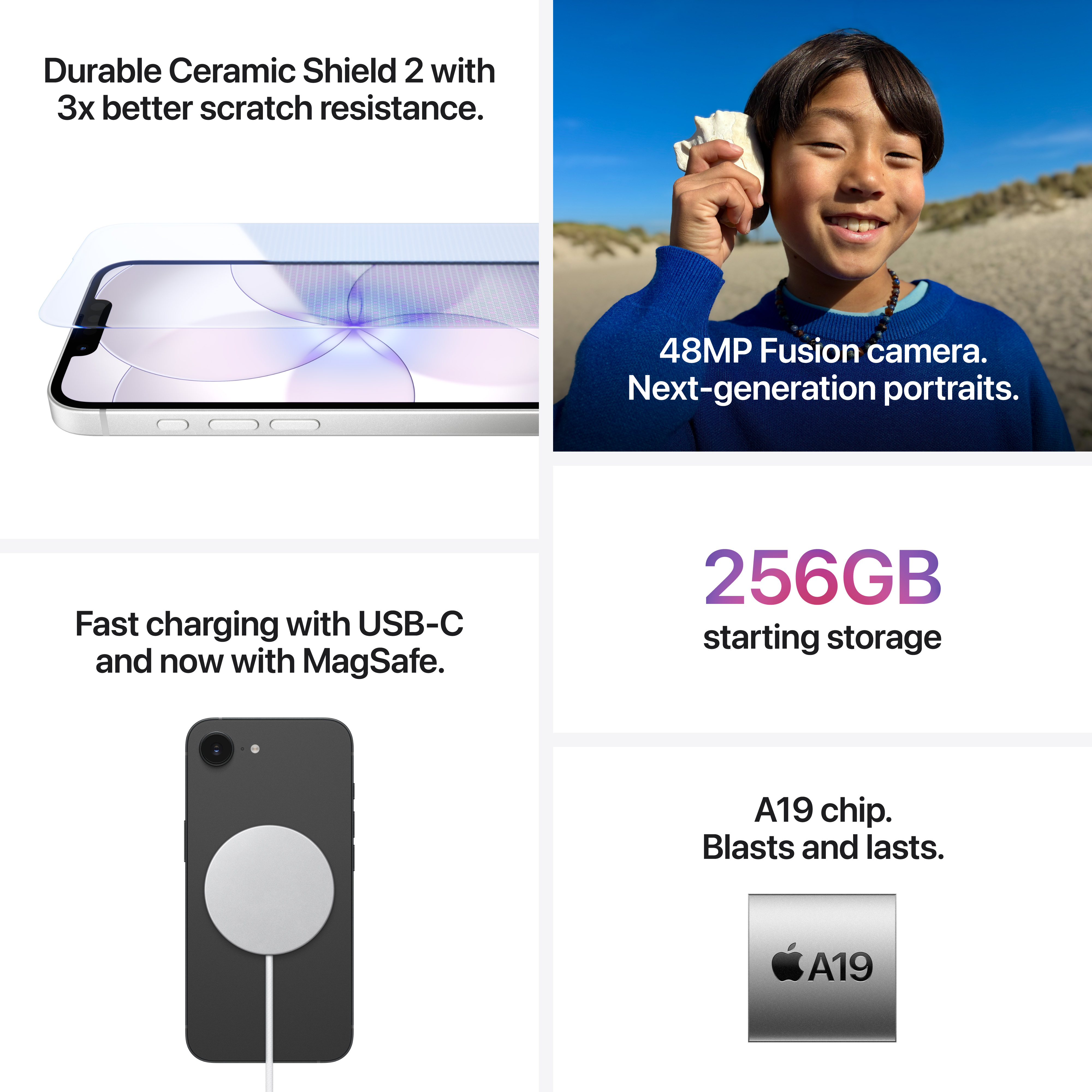 Apple iPhone 17e, 256GB, White
