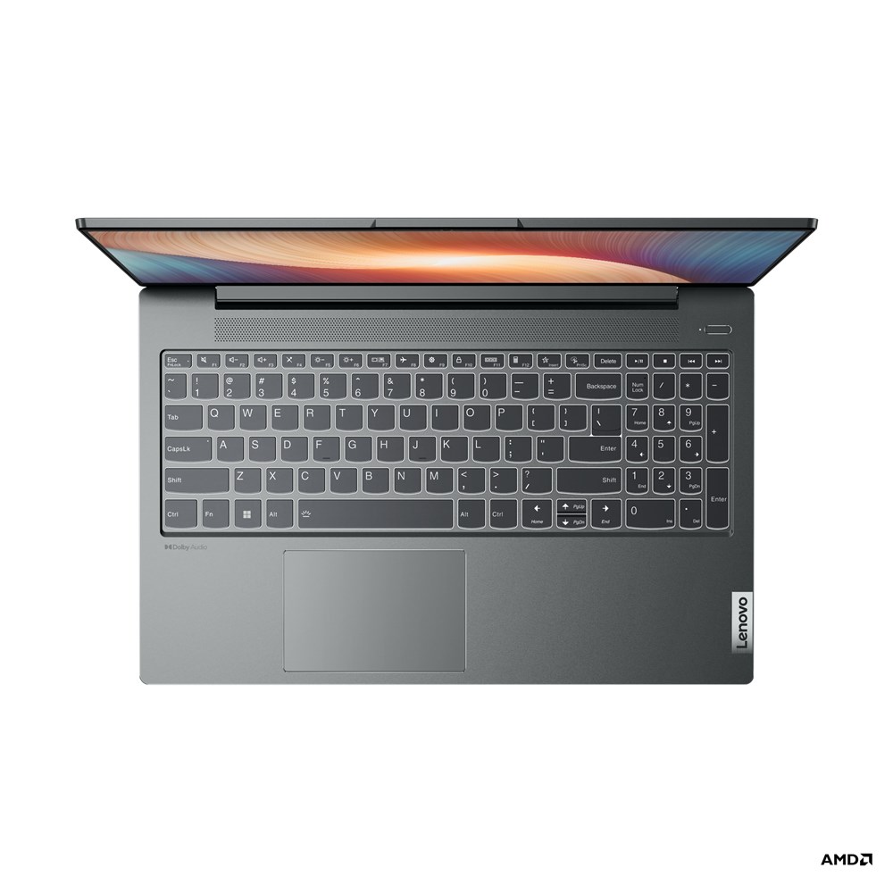 Лаптоп Lenovo IdeaPad 5, 15.6", AMD Ryzen 5 5625U, 16 GB RAM, 512 GB SSD, сив