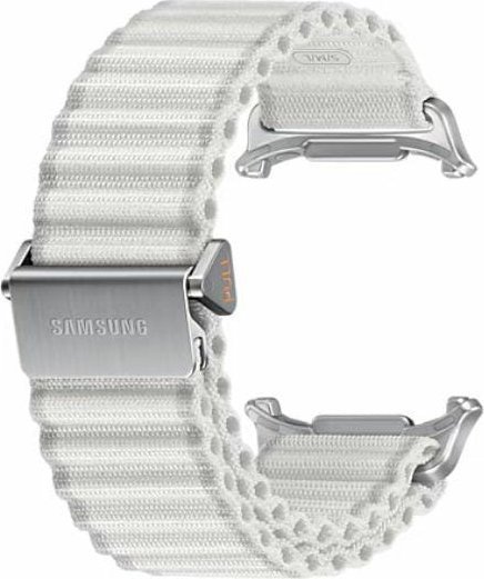Rrip ore Samsung Trail Band për Galaxy Watch Ultra, pëlhurë, White Sand