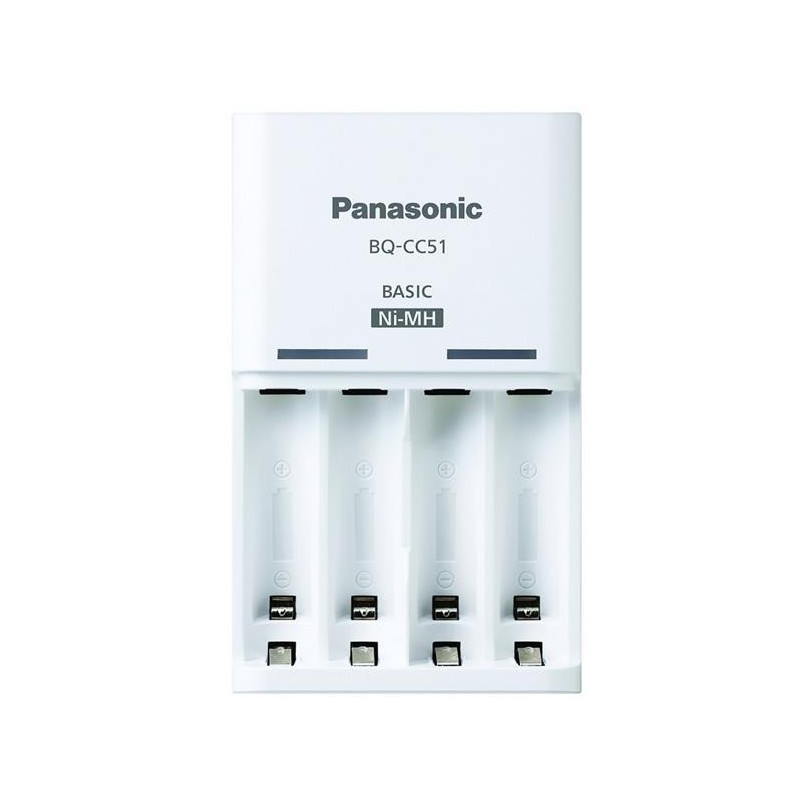 Panasonic Eneloop Charger (10h) + 4 Batteries