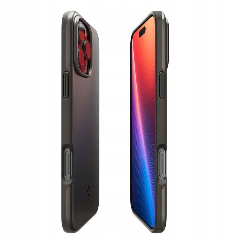 Kapak telefoni Spigen Thin Fit MagSafe, për iPhone 17 Pro Max, gunmetal gri