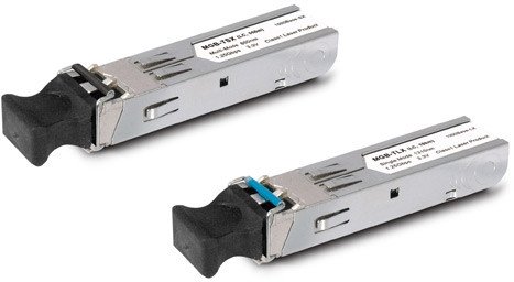 Modul SFP PLANET MGB-2GTLR20, fibër optike, 20 km, silver