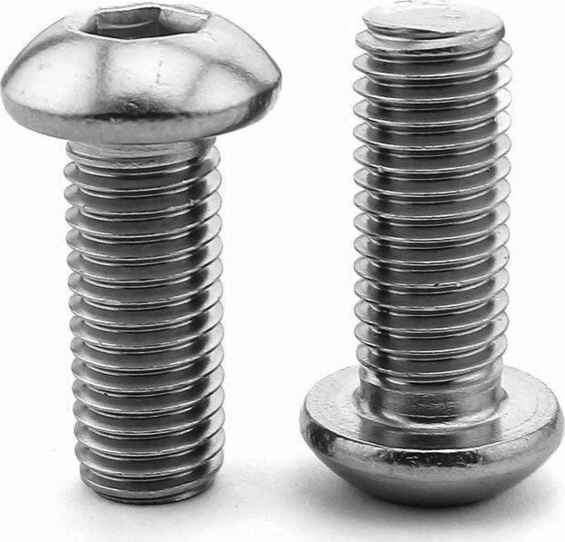 Шраф CAYMON KS500, M5 x 16mm DIN7985, со најлонски подлошки, црн, пакување 100 парчиња