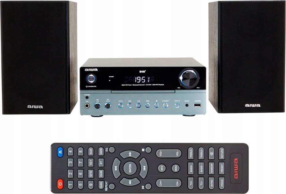Sistem mikro Hi Fi Aiwa MSTBU 700, 50W RMS, Bluetooth, DAB+ FM, i zi