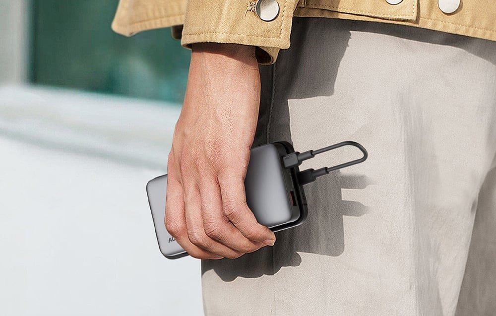 Powerbank Aukey PB-Y42, 20000mAh, 30W PD, gri e errët