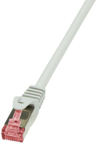 Kabllo patchcord LogiLink Cat.6, S/FTP, PIMF, 0.5m, e hirtë