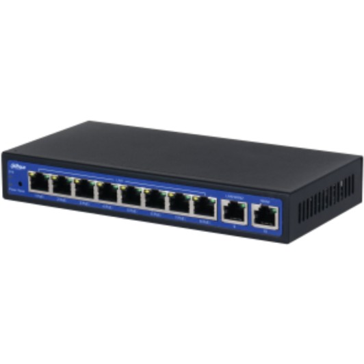 Kontrollues rrjeti pa tela Dahua DH-EAC10-P, Gigabit, PoE 64W, gri