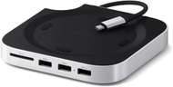 Докинг станица Satechi за Mac Mini 2024, USB C HUB, SSD NVMe, сребрена
