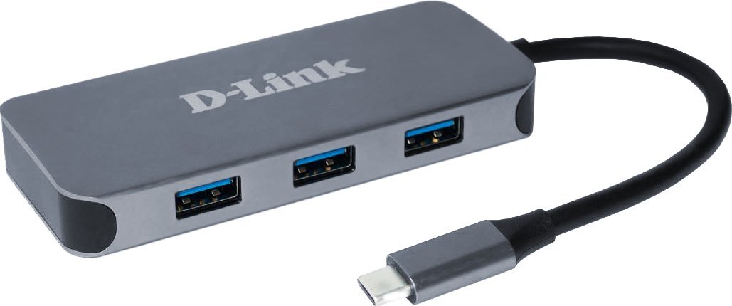 HUB USB C D Link DUB 2335, 6 në 1, HDMI 4K, gri